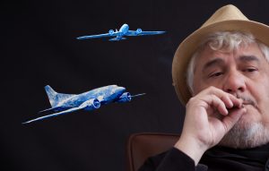 Julio Jurado, autor de ‘El bombardero azul’. Fotografía de Eduardo Cano.