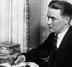 El escritor Francis Scott Key Fitzgerald.