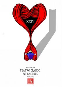 Cartel de Paco Rosco para el Festival de Teatro Clásico de Cáceres.