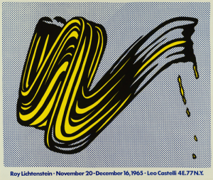 Roy Lichtenstein Brushstroke, 1965. Copyright: © Fundación Canal.