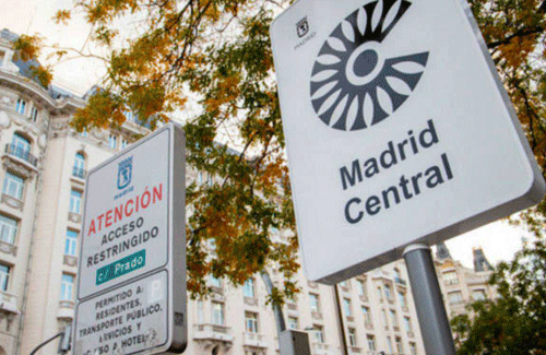 Descenso de la contaminación en Madrid en 2018, según Ecologistas en Acción