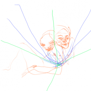 'Pobreza' (Dibujo de Misael García Lanzas).