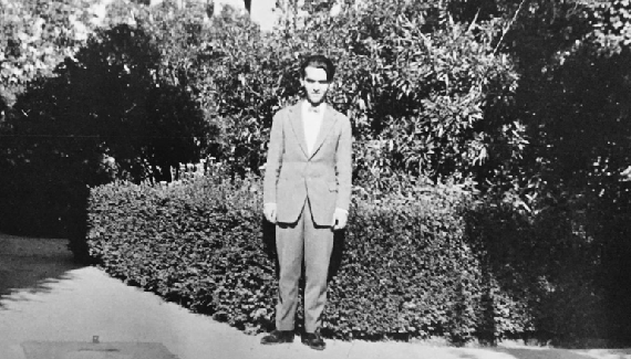 Federico García Lorca, en la Residencia de Estudiantes.