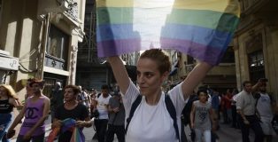 Reivindicaciones LGTBI (imagen de la Federación Estatal de Lesbianas, Gais, Trans y Bisexuales (FELGTB)).