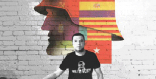 Acto en apoyo a Marco Antonio Santos, militar sancionado por declararse republicano.