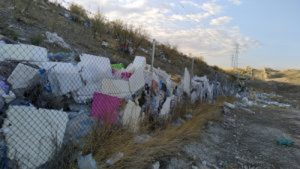 El perímetro del vertedero (Fotografía: Ecologistas en Acción).
