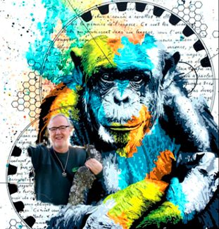‘Reflexiones de un simio’, de Pedro Pozas, la dignidad de sentirse un primate