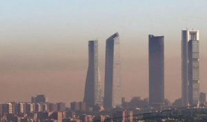 Episodio prolongado de contaminación por ozono en la Comunidad de Madrid.